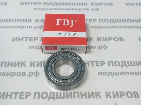 6003-ZZ (80103) FBJ Подшипник шариковый (17*35*10)